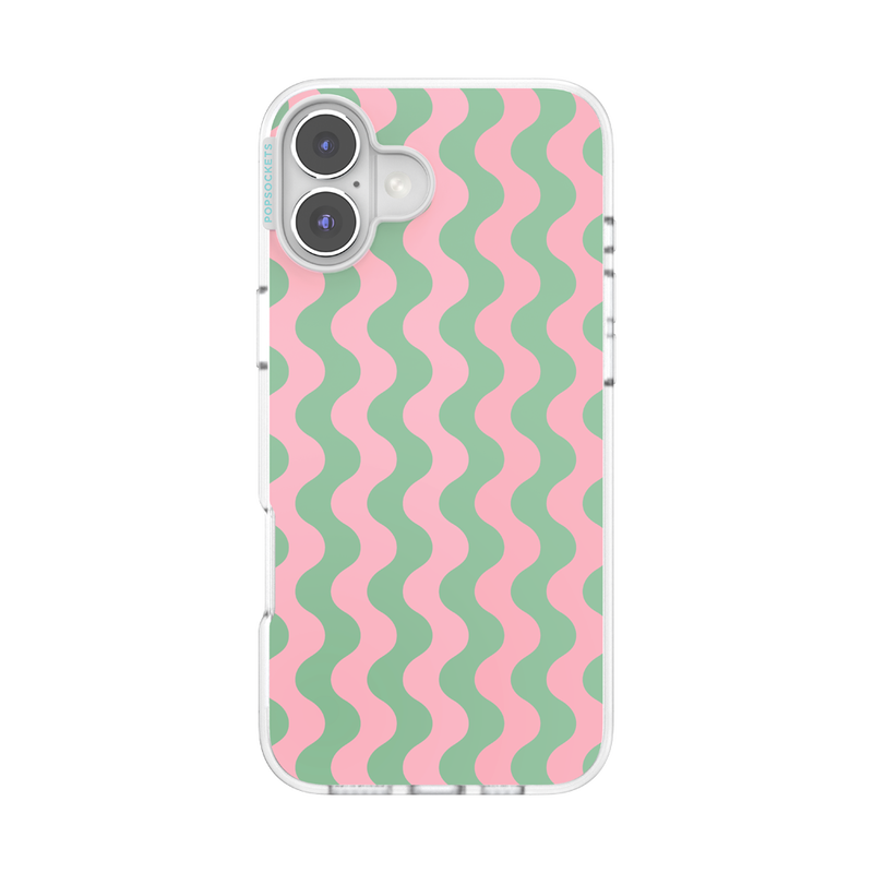 Wavy Flamingo — iPhone 16 Plus MagSafe Case image number 0
